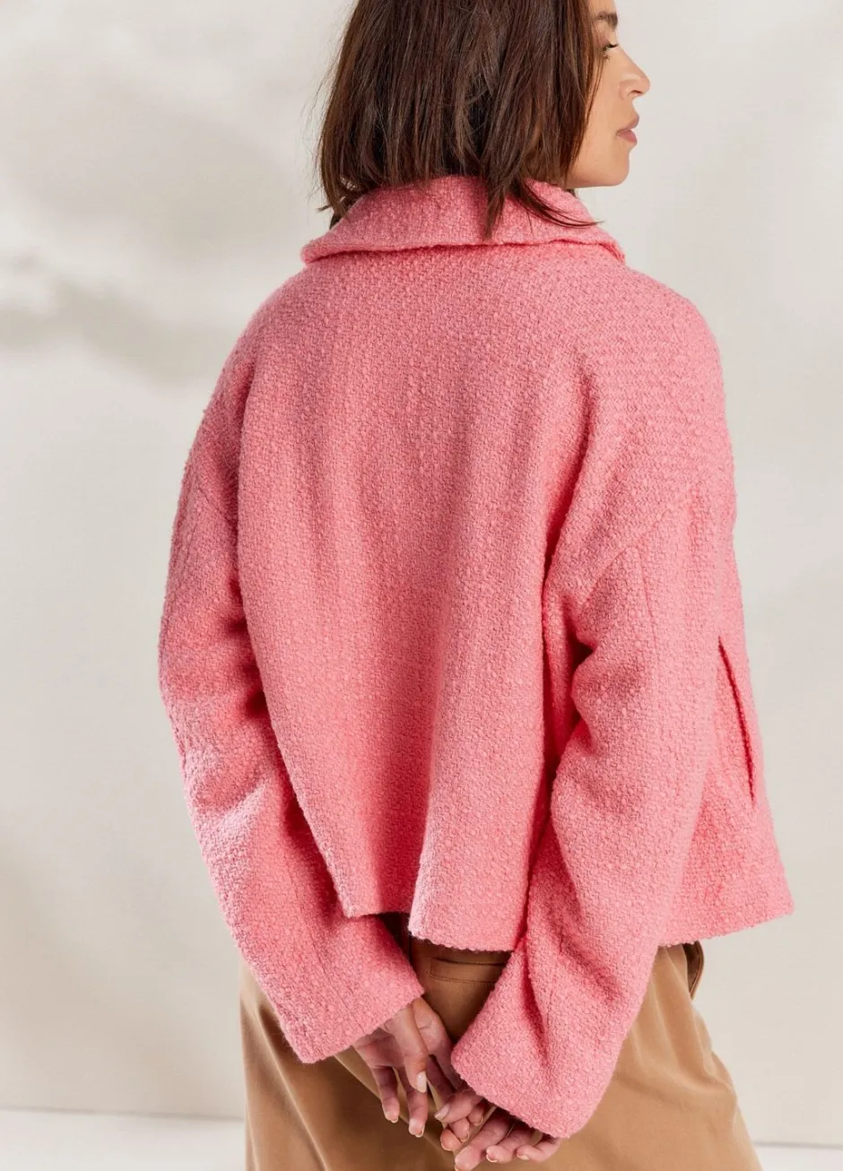 Vrouwen Summum Woman Kort Tweed Jasje