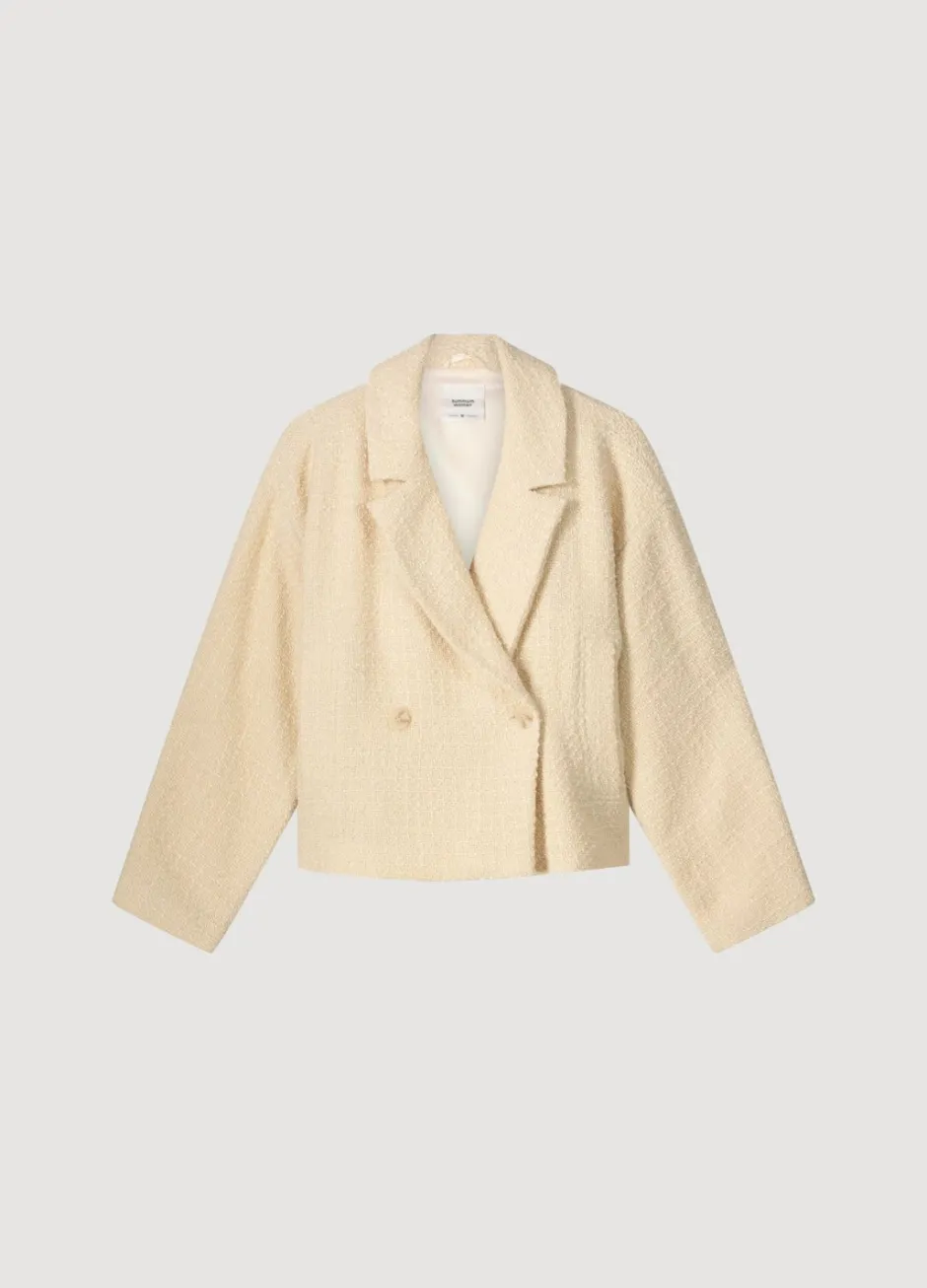 Vrouwen Summum Woman Kort Tweed Jasje