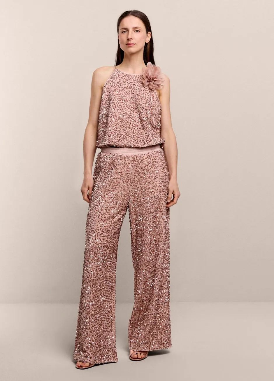 Vrouwen Summum Woman Lange Broek Paillettenstof