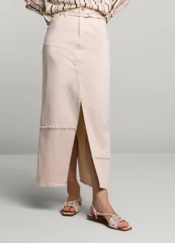 Vrouwen Summum Woman Lange Denim Rok