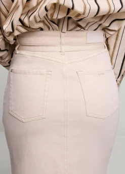 Vrouwen Summum Woman Lange Denim Rok