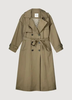 Vrouwen Summum Woman Lange Trenchcoat