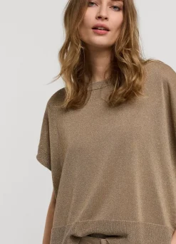 Vrouwen Summum Woman Lurex Boxy Truitje