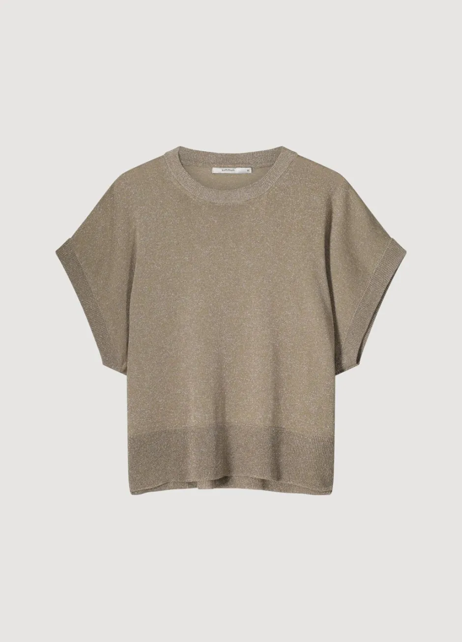 Vrouwen Summum Woman Lurex Boxy Truitje