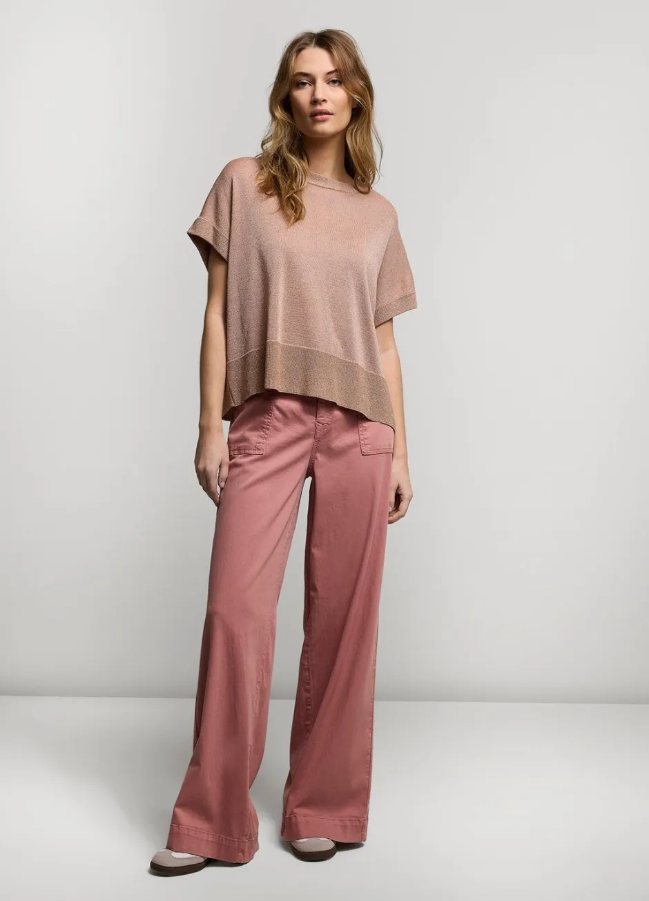 Vrouwen Summum Woman Lurex Boxy Truitje