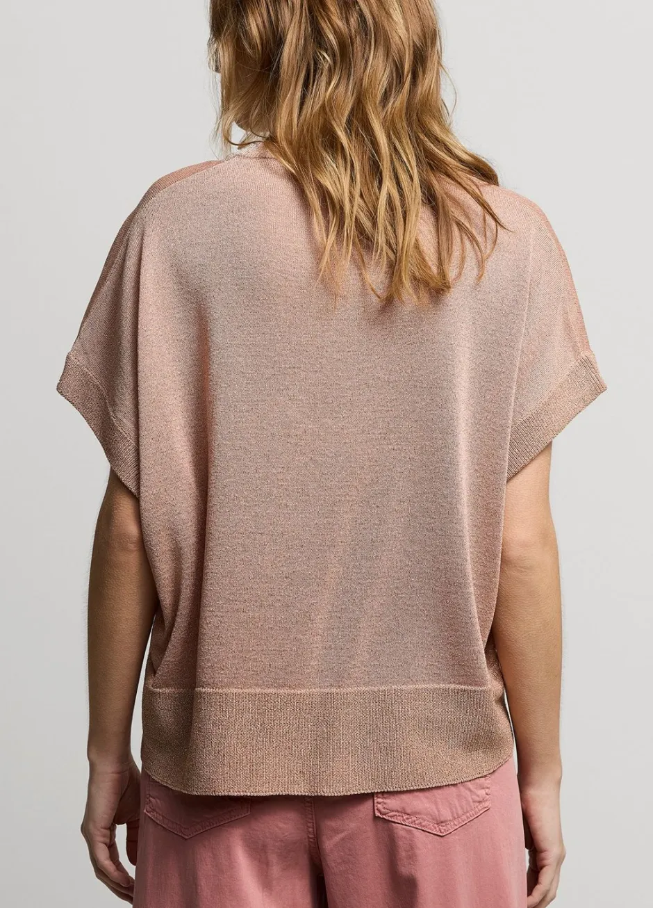 Vrouwen Summum Woman Lurex Boxy Truitje