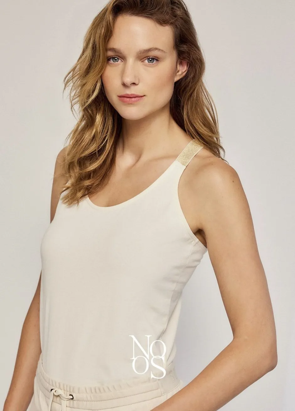 Vrouwen Summum Woman Luxury Basic Singlettop Met Gekruiste Schouderbanden