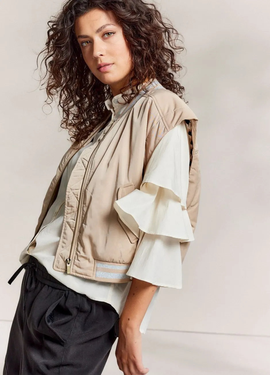 Vrouwen Summum Woman Mouwloos Bomberjack