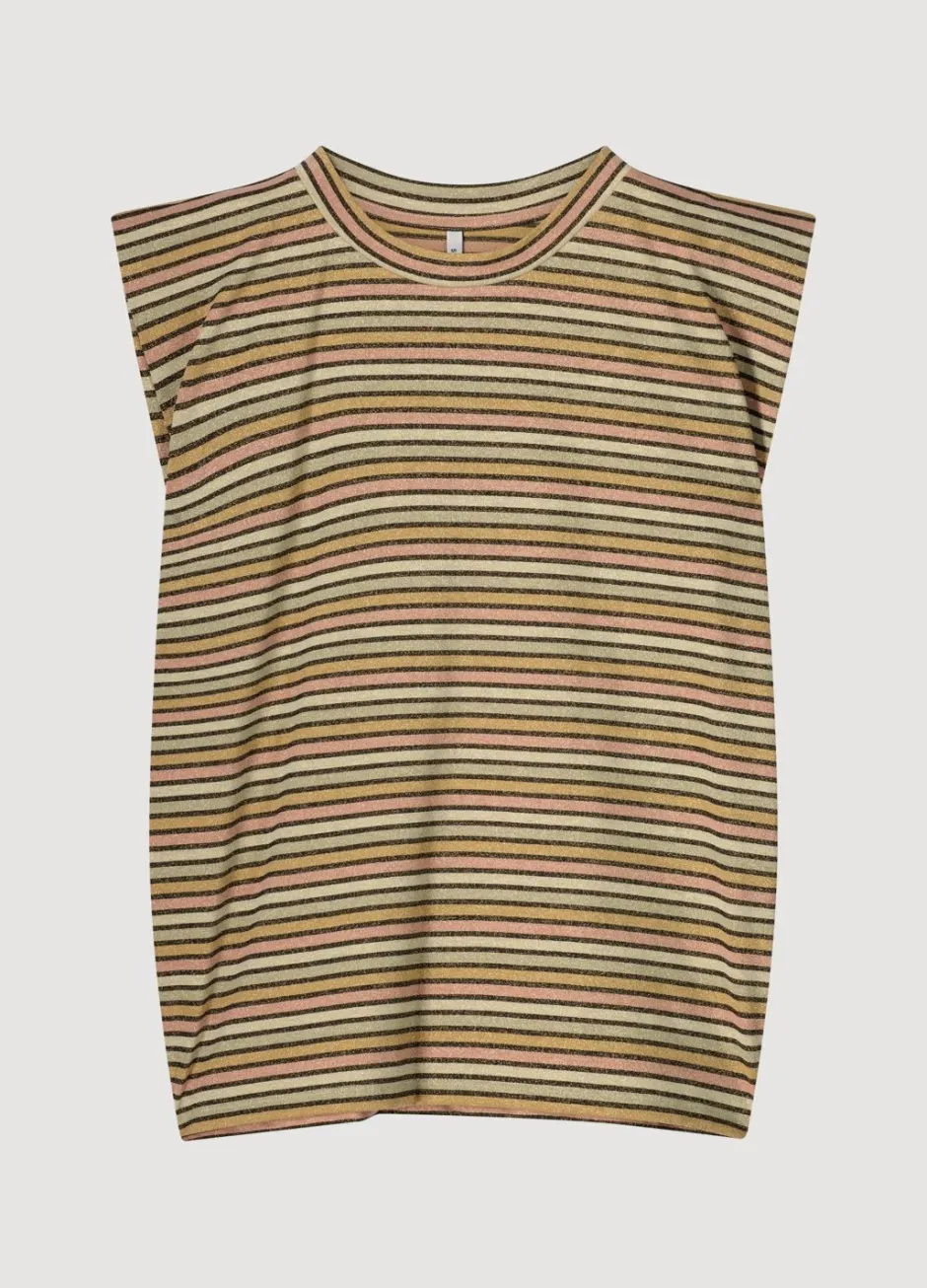 Vrouwen Summum Woman Mouwloze Top Met Streepjes