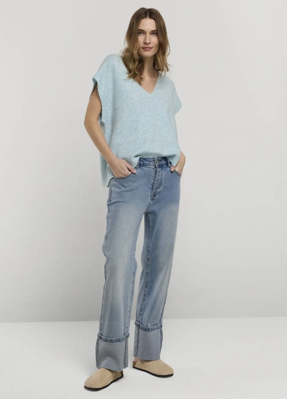 Vrouwen Summum Woman Mouwloze Trui Oversized