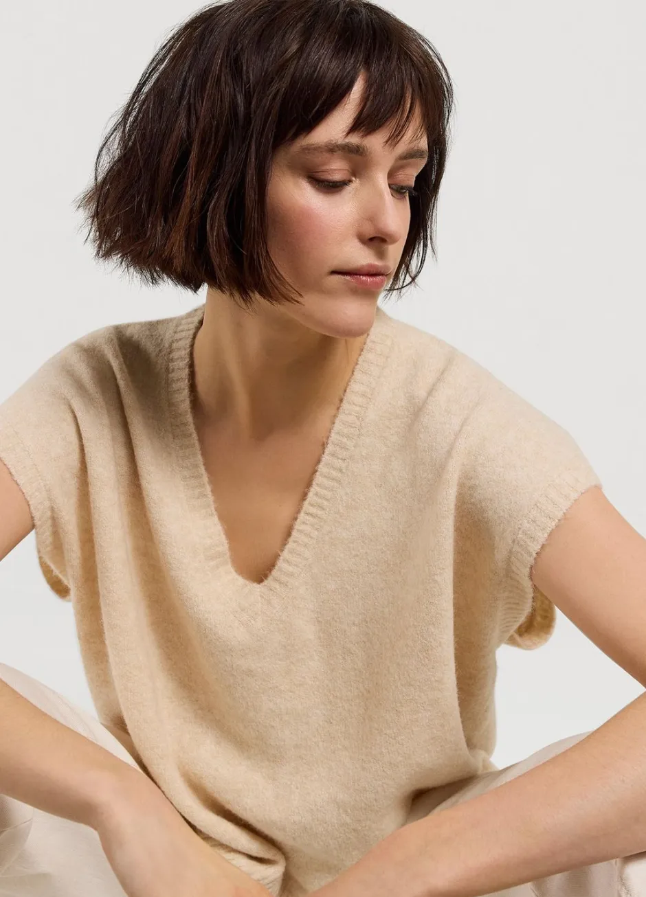 Vrouwen Summum Woman Mouwloze Trui Oversized