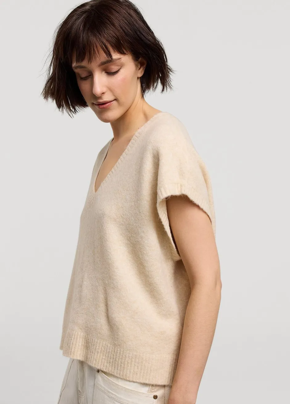 Vrouwen Summum Woman Mouwloze Trui Oversized