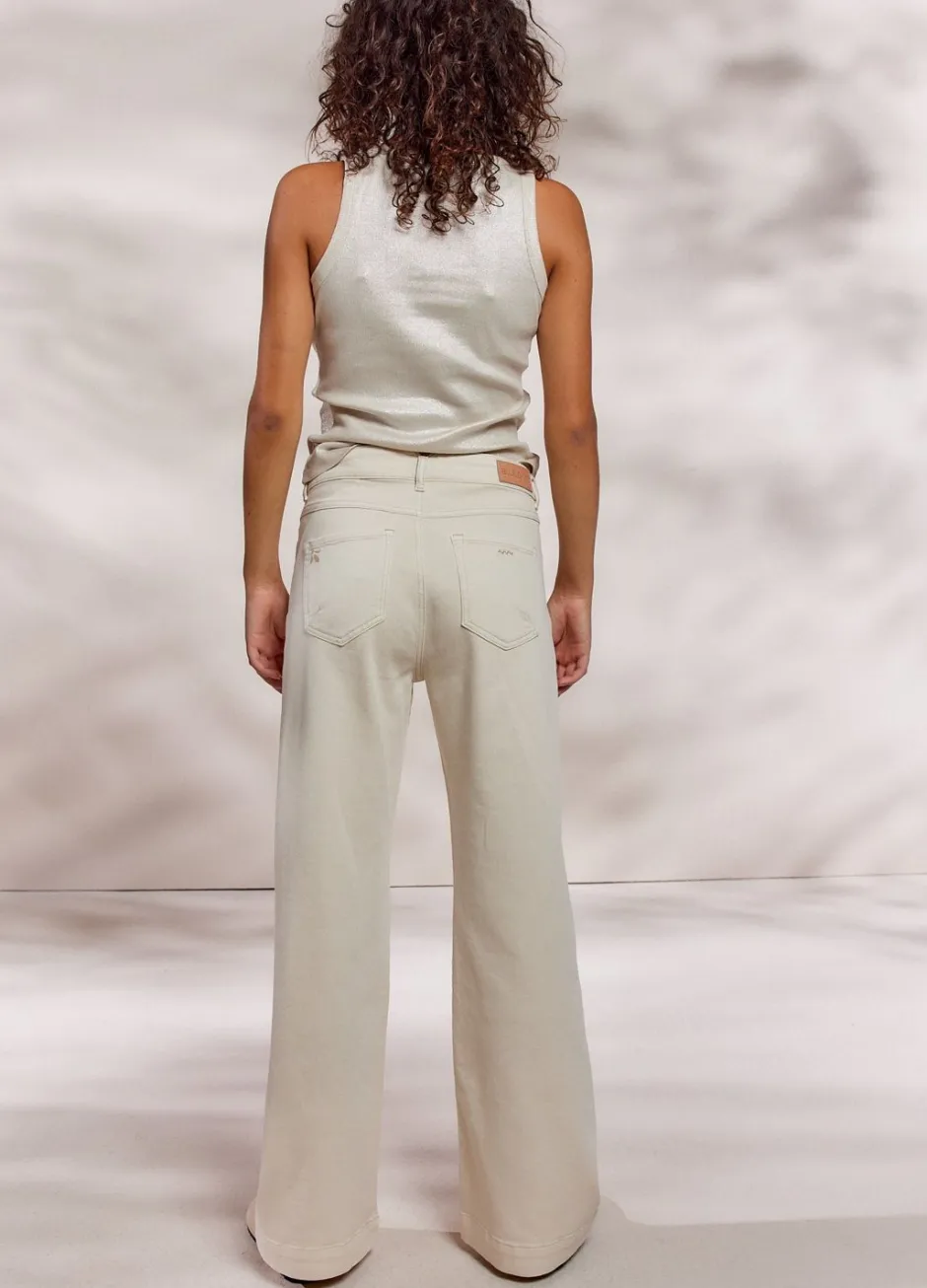 Vrouwen Summum Woman Off White Denim