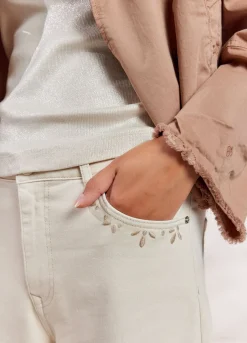 Vrouwen Summum Woman Off White Denim
