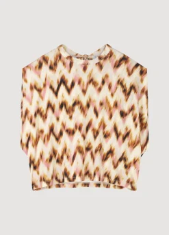 Vrouwen Summum Woman Oversized Zigzag Top
