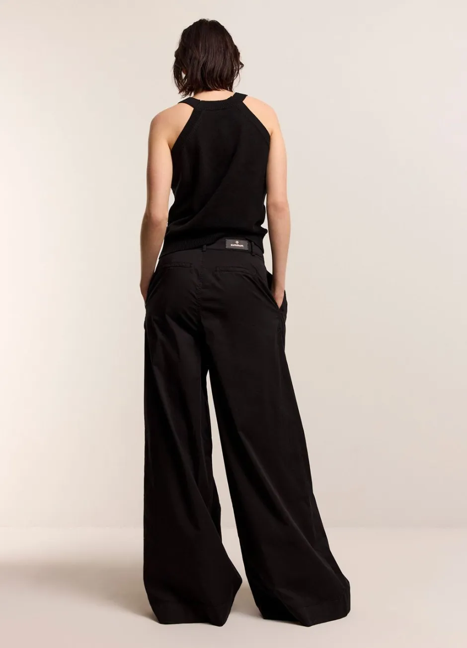 Vrouwen Summum Woman Palazzo Broek Met Ceintuur