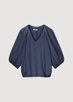 Vrouwen Summum Woman Satijnen Top V-Hals