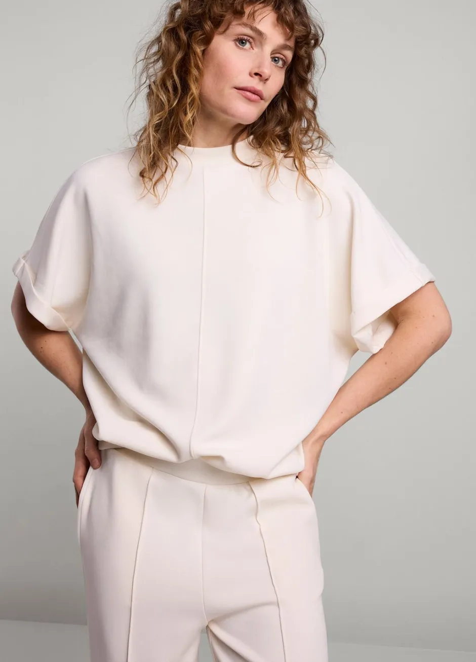 Vrouwen Summum Woman Scuba Top Met Korte Mouw
