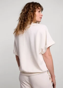Vrouwen Summum Woman Scuba Top Met Korte Mouw