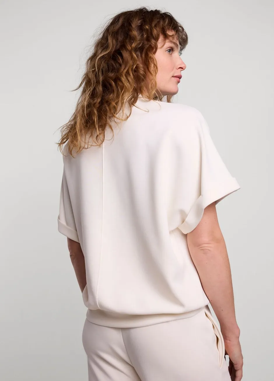Vrouwen Summum Woman Scuba Top Met Korte Mouw