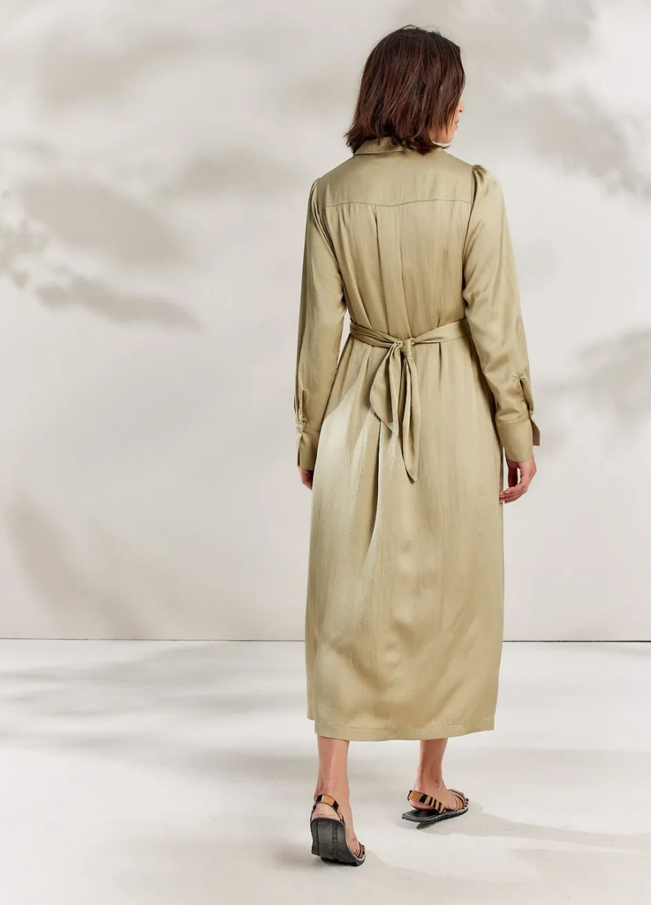 Vrouwen Summum Woman Silky Touch Doorknoopjurk