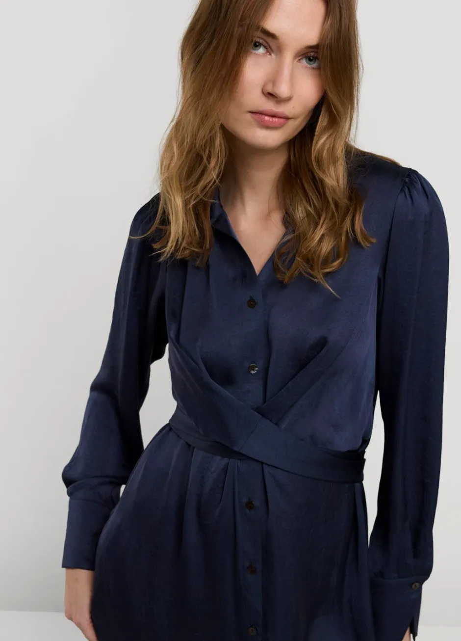 Vrouwen Summum Woman Silky Touch Doorknoopjurk