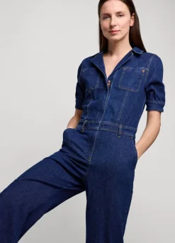 Vrouwen Summum Woman Slim Fit Denim Jumpsuit
