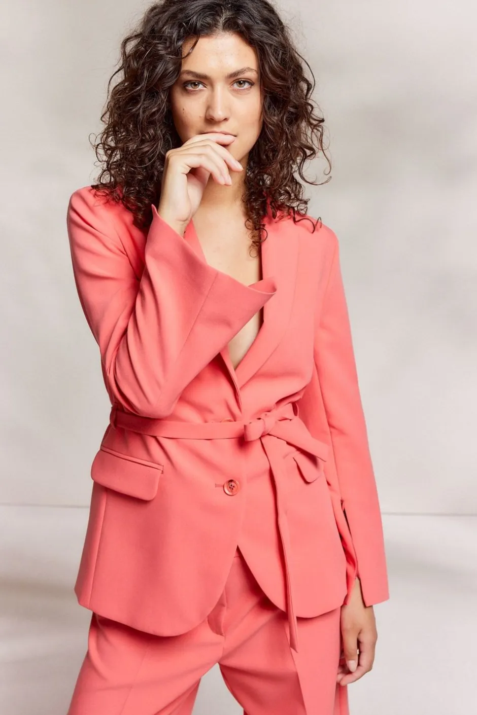 Vrouwen Summum Woman Soft Foam Boyfriend Blazer