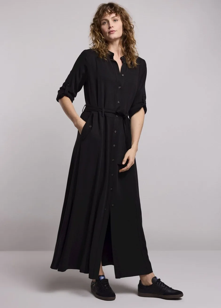 Vrouwen Summum Woman Stoere Doorknoopjurk