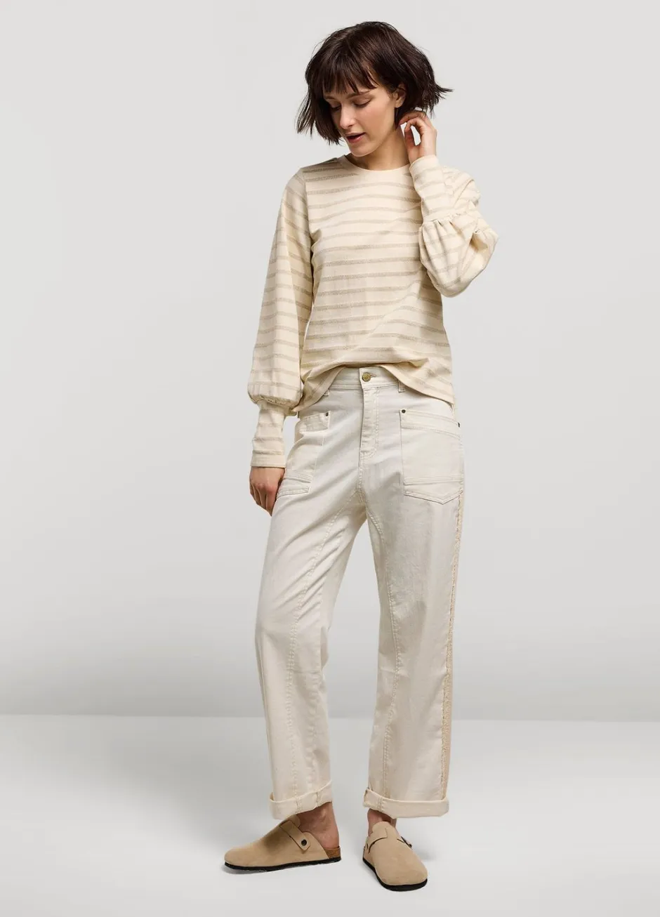 Vrouwen Summum Woman Streepjes Sweater