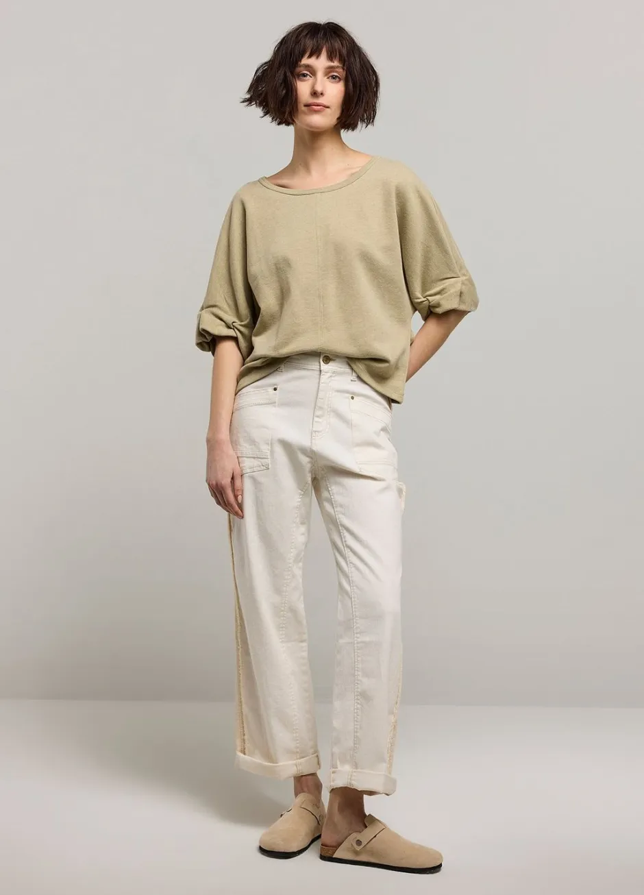 Vrouwen Summum Woman Sweater Opgerolde Mouw