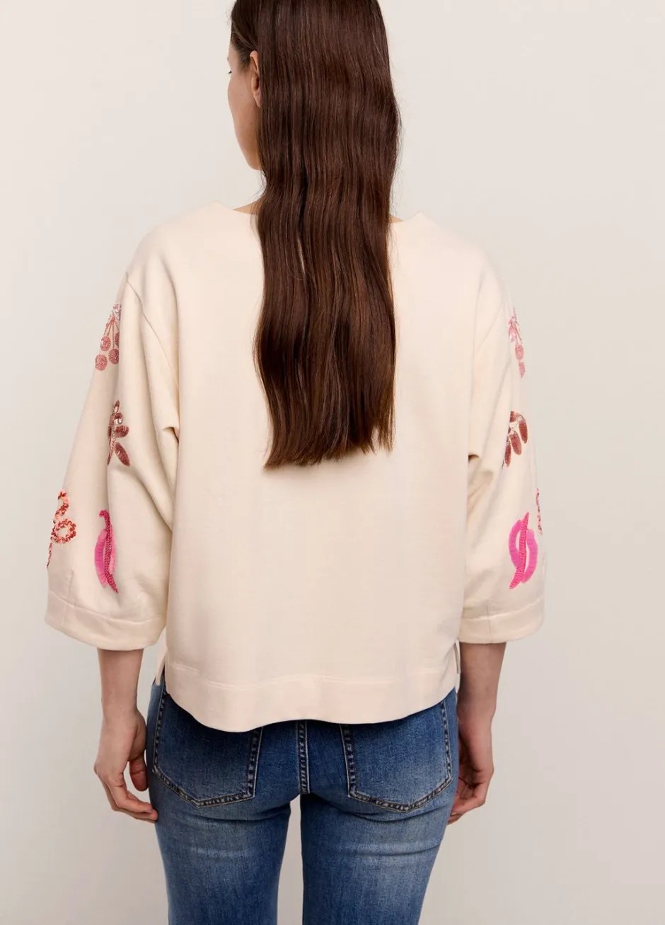 Vrouwen Summum Woman Sweatshirt Met Pailletten