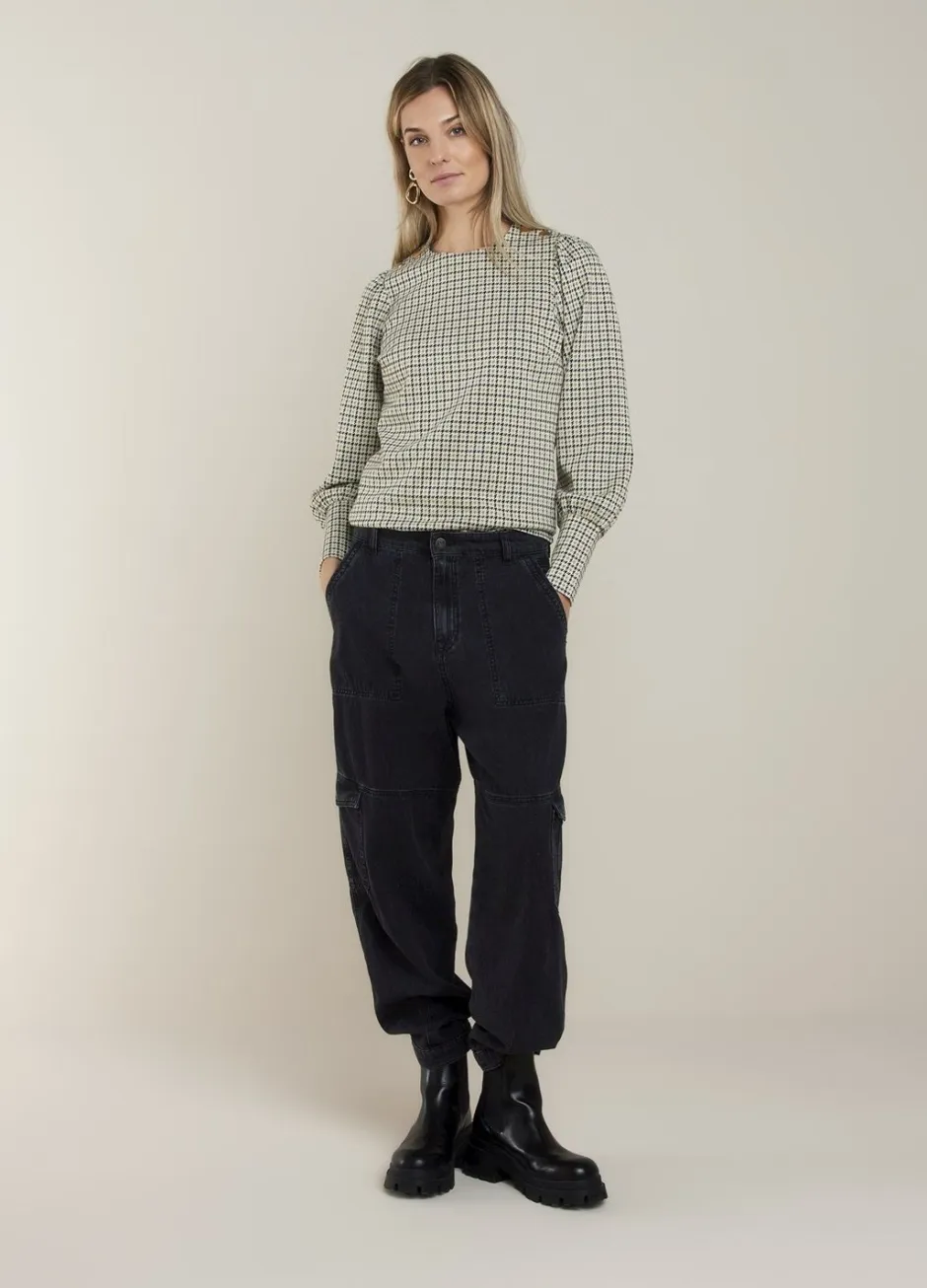 Vrouwen Summum Woman Top Met Ballonmouw