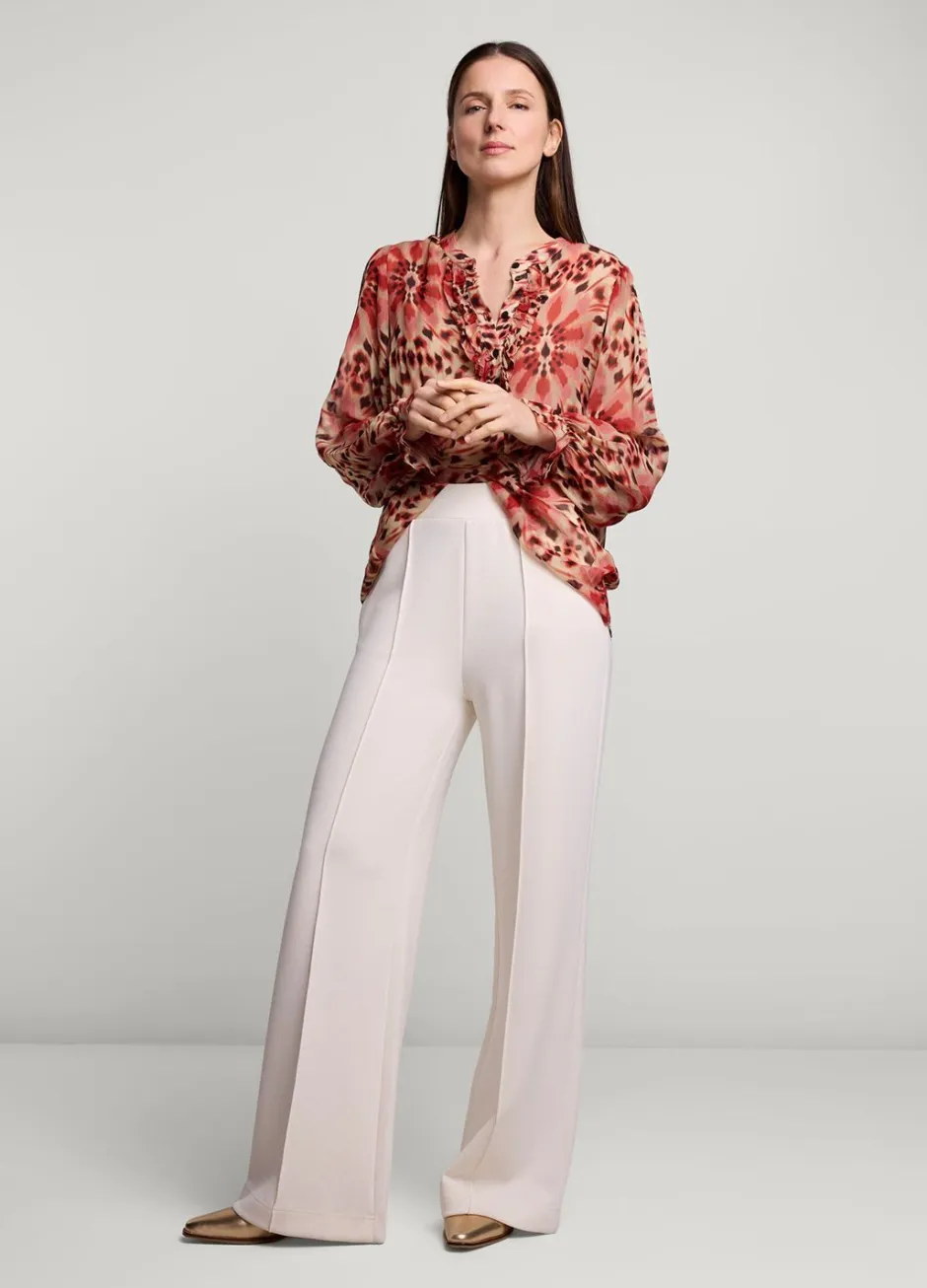 Vrouwen Summum Woman Top Met Dubbele Ruches