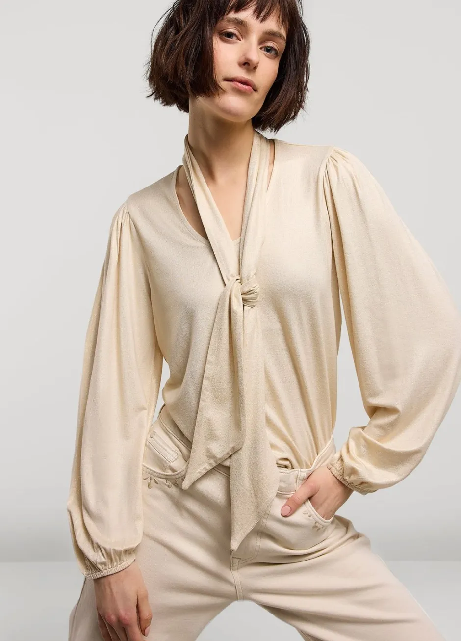 Vrouwen Summum Woman Top Met Losse Sjaal