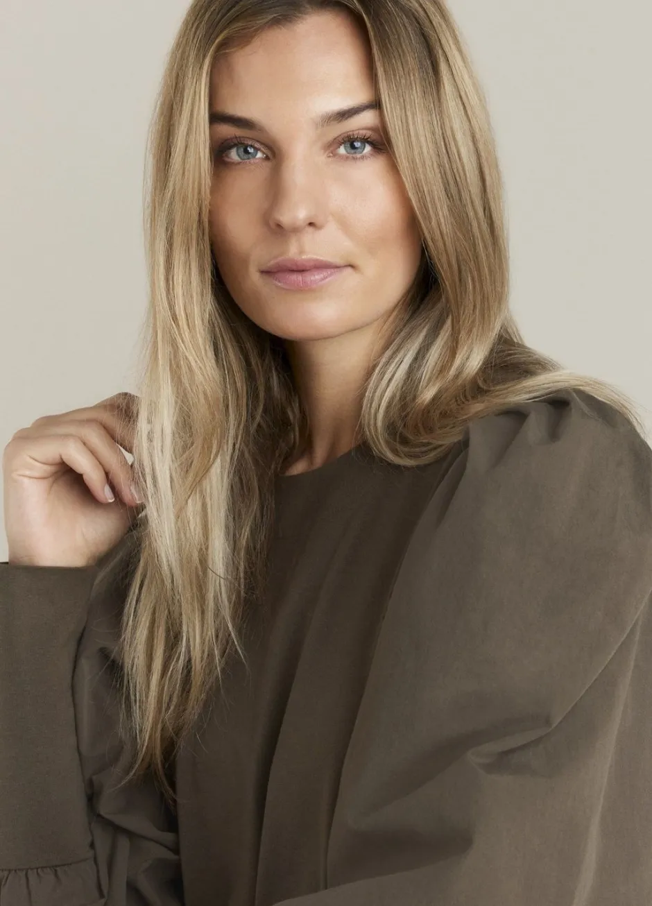 Vrouwen Summum Woman Top Met Opvallende Mouw