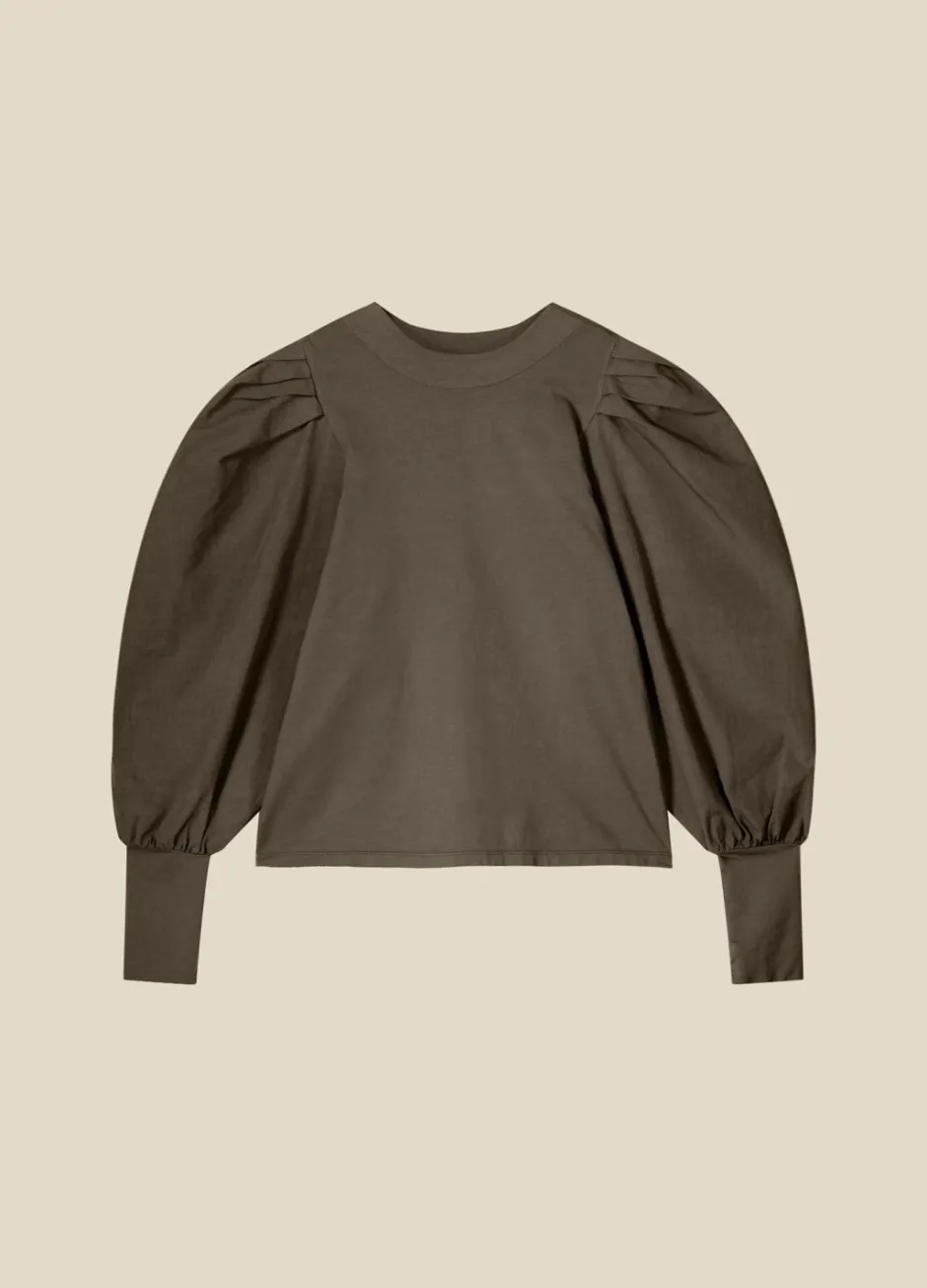 Vrouwen Summum Woman Top Met Opvallende Mouw