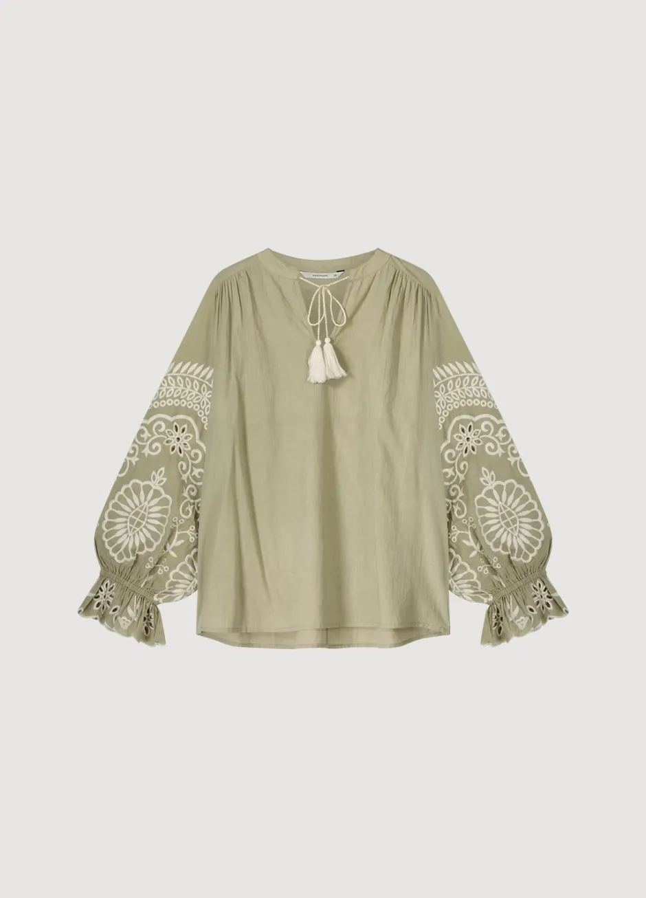 Vrouwen Summum Woman Top Met Rijk Borduurwerk