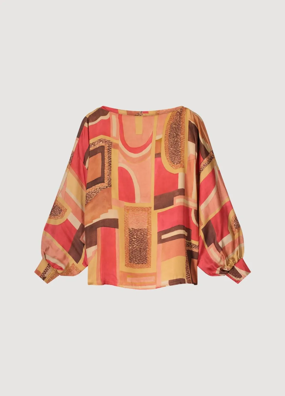 Vrouwen Summum Woman Top Met Smalle Boothals