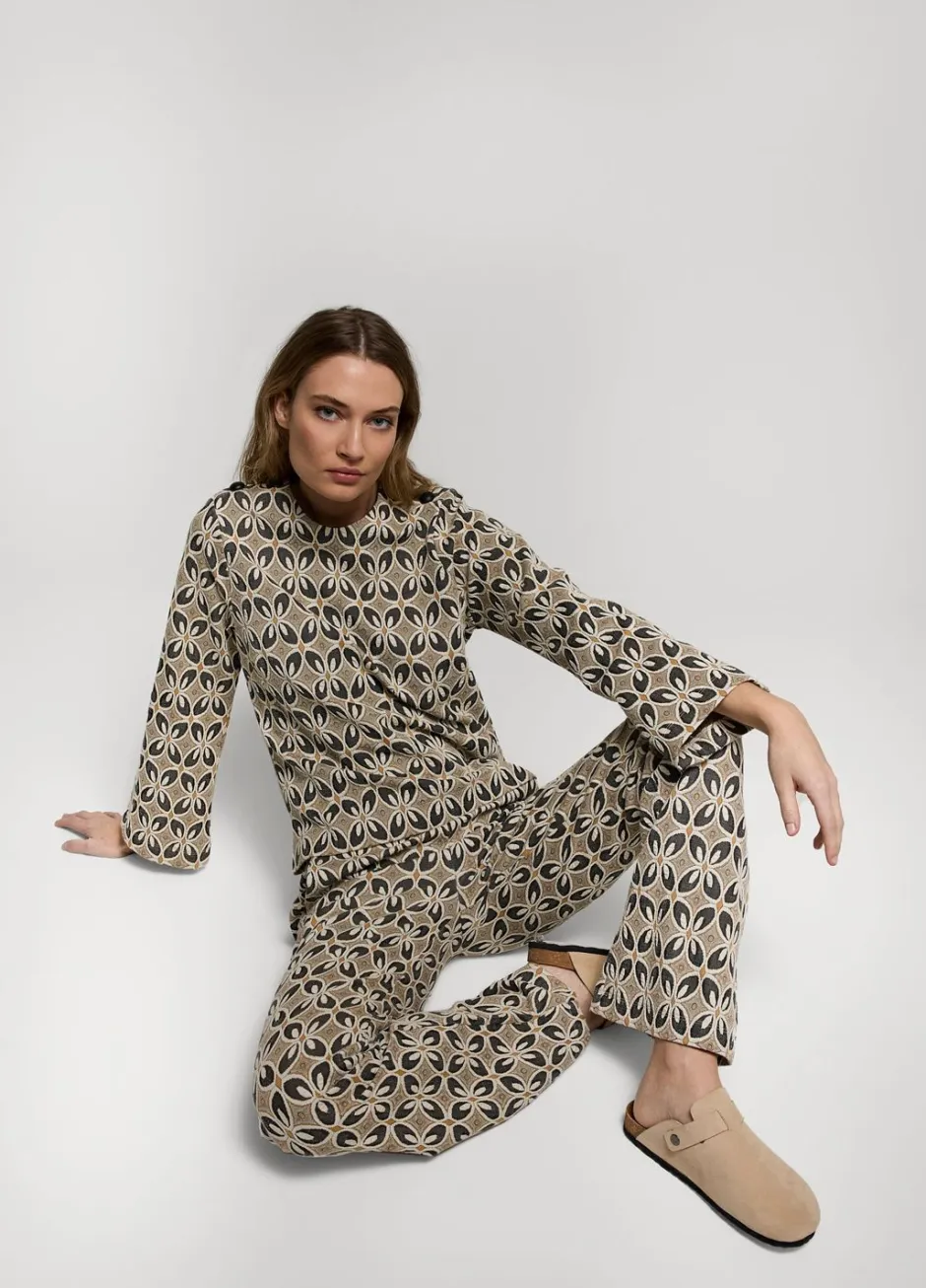 Vrouwen Summum Woman Top Met Trompetmouw