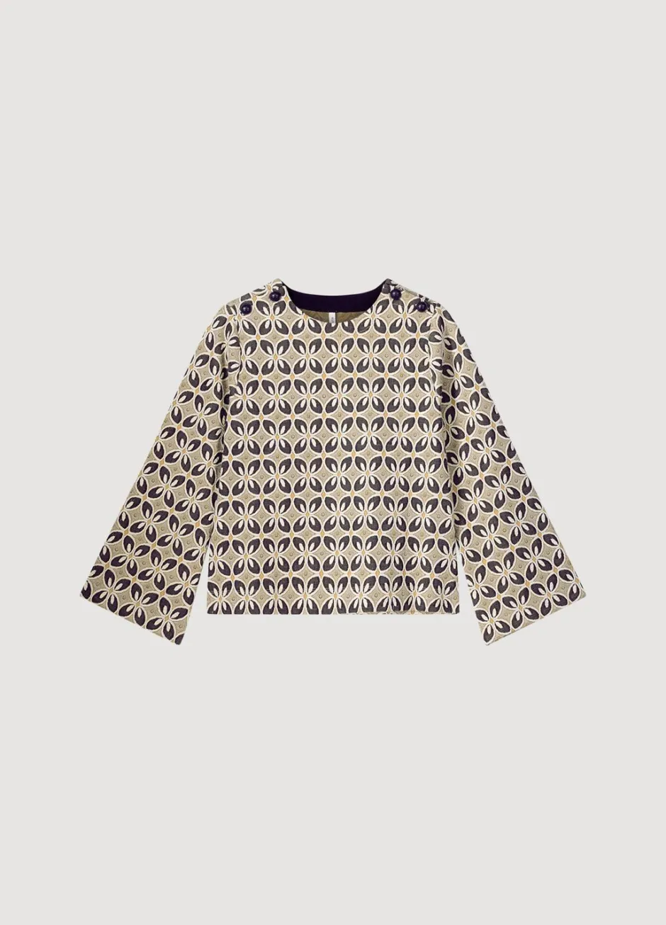 Vrouwen Summum Woman Top Met Trompetmouw