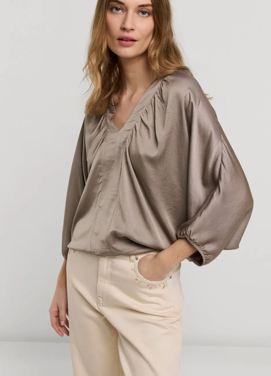 Vrouwen Summum Woman Top Met Vleermuismouw