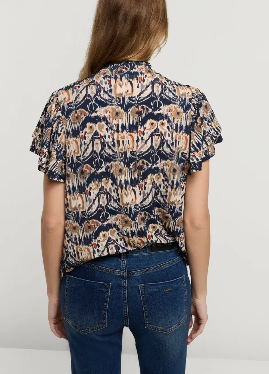 Vrouwen Summum Woman Top Met Vlindermouw
