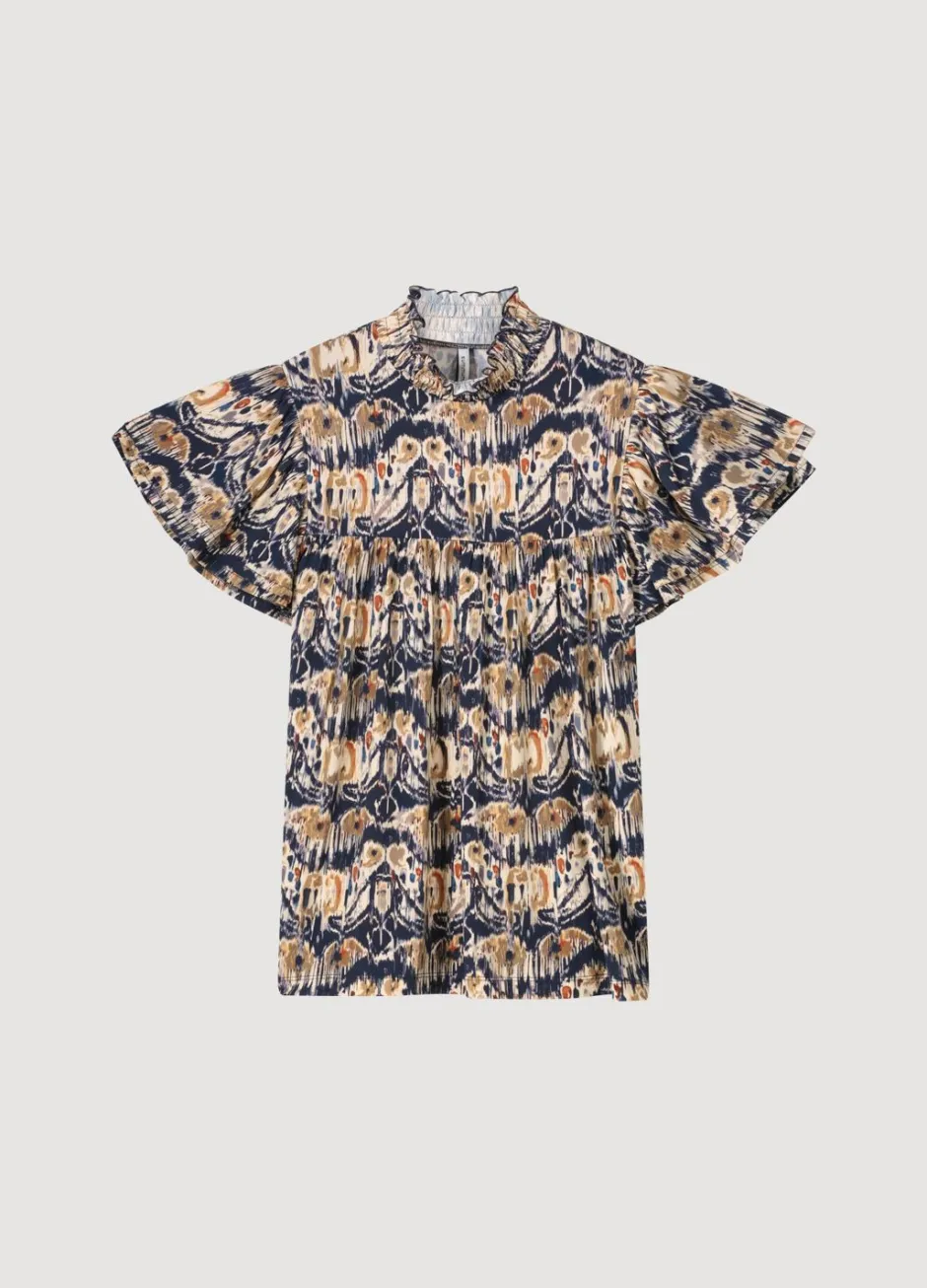 Vrouwen Summum Woman Top Met Vlindermouw
