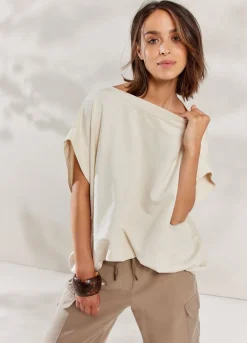 Vrouwen Summum Woman Top Met Wijde Boothals