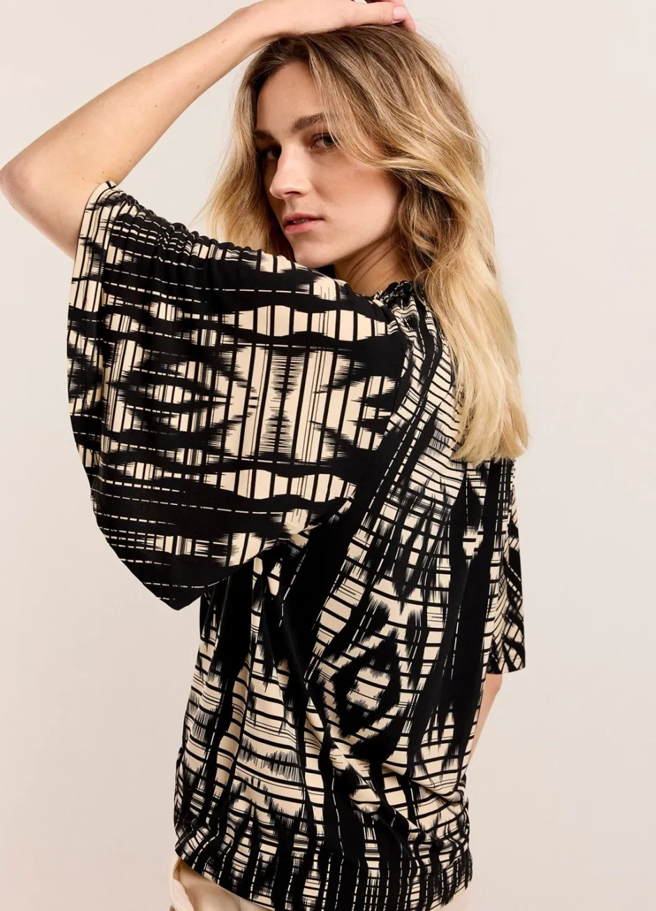 Vrouwen Summum Woman Top Met Wijde Mouw