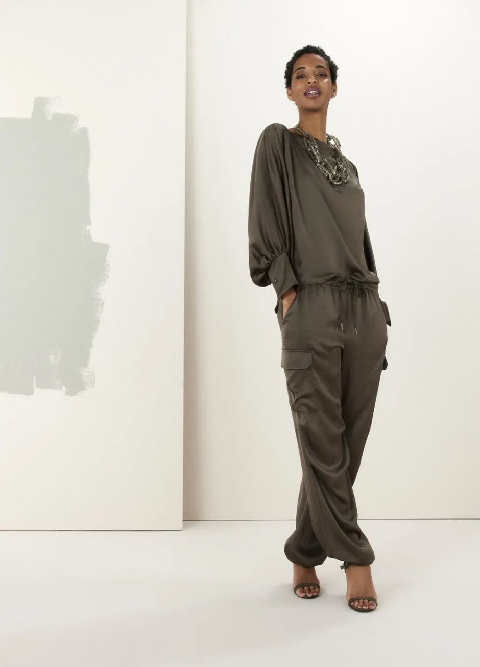 Vrouwen Summum Woman Top Vleermuismouw