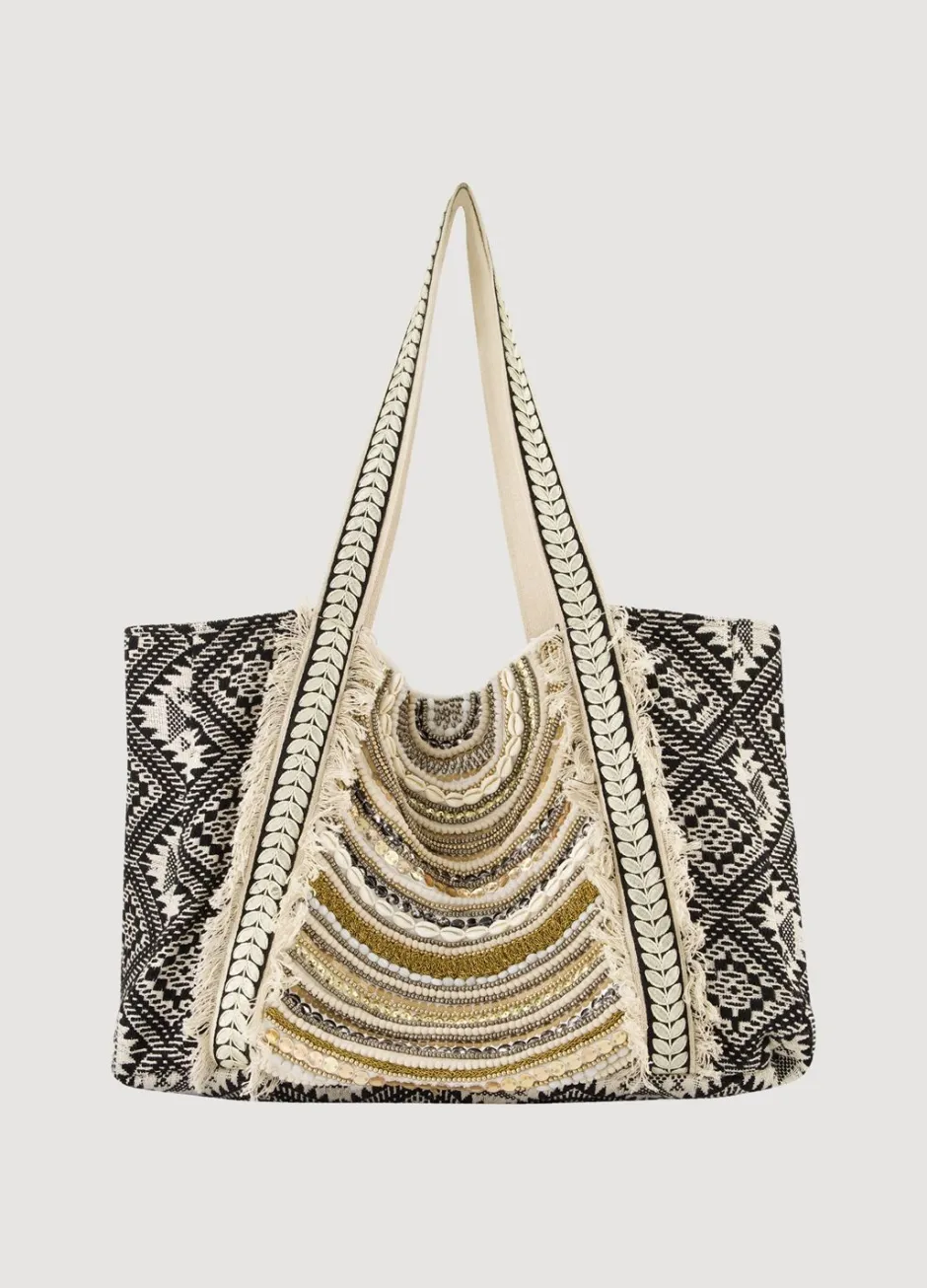 Vrouwen Summum Woman Tote Bag Met Kralen