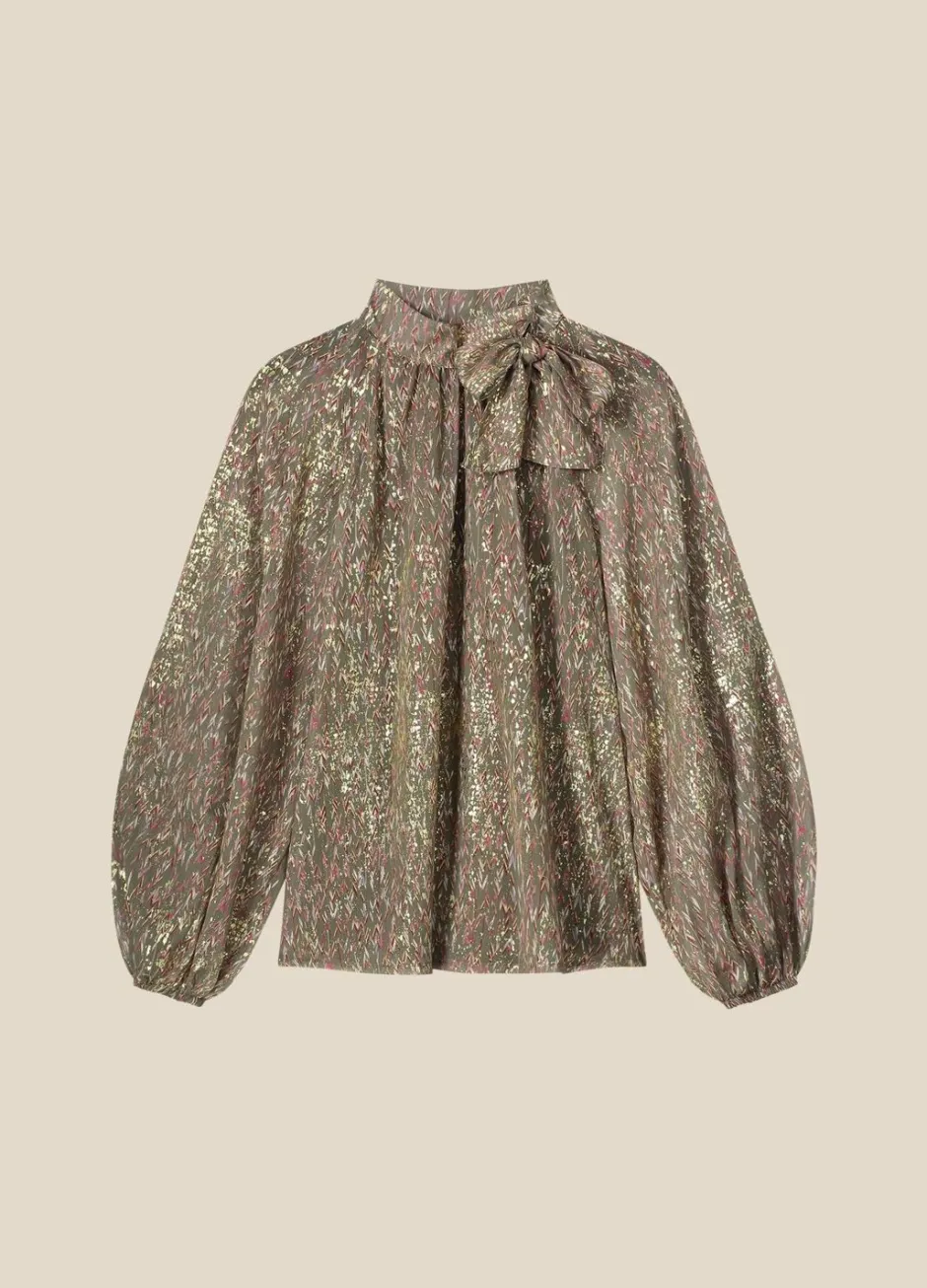 Vrouwen Summum Woman Transparante Blouse Met Strik
