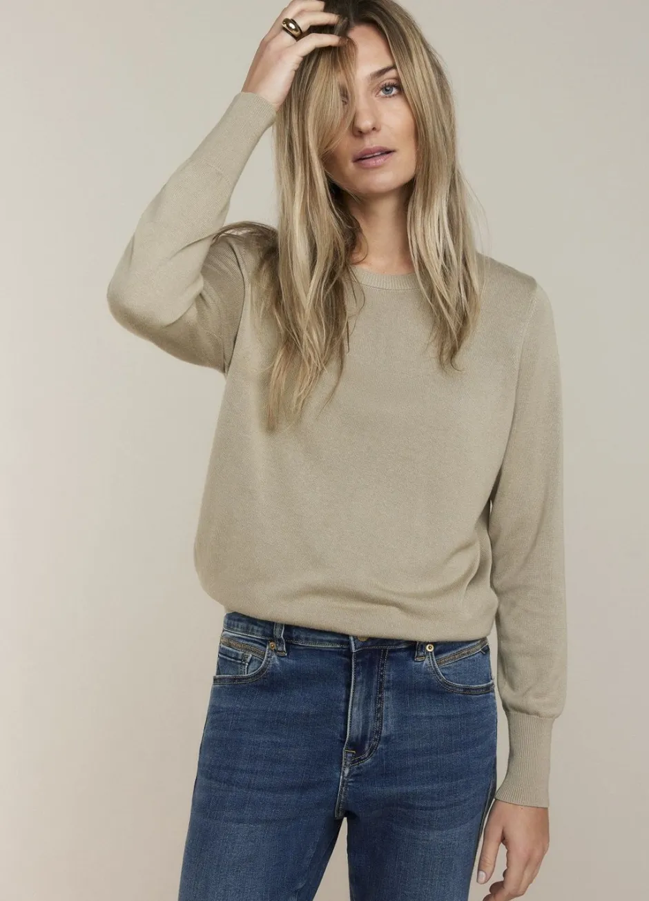 Vrouwen Summum Woman Trui Met Ronde Hals